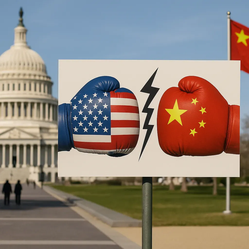 Trump afirma que EE. UU. enfrenta conflicto comercial con China.