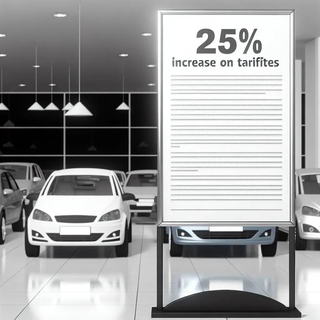 Trump aplica un 25% de aranceles a autos.