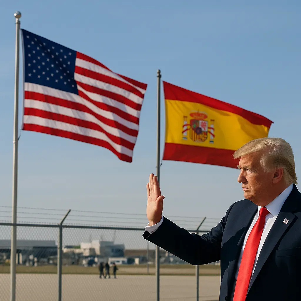 Trump ordena frenar intercambio comercial con España.