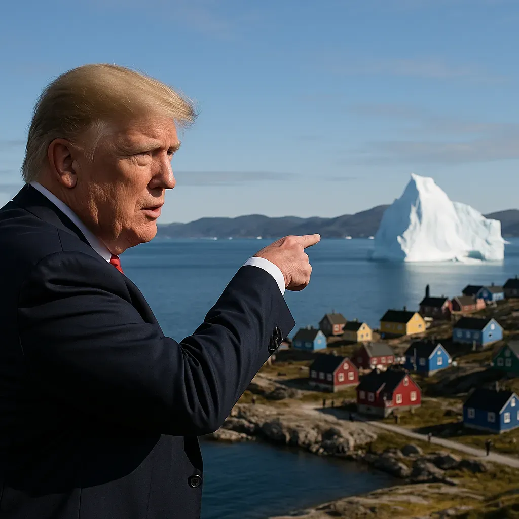 Trump reitera su amenaza sobre Groenlandia.