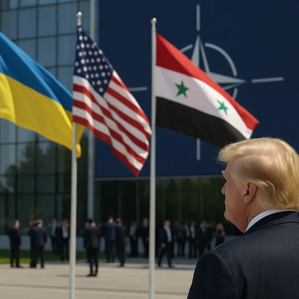 Trump se encontrará con líderes ucranianos y sirios en la cumbre de la OTAN.