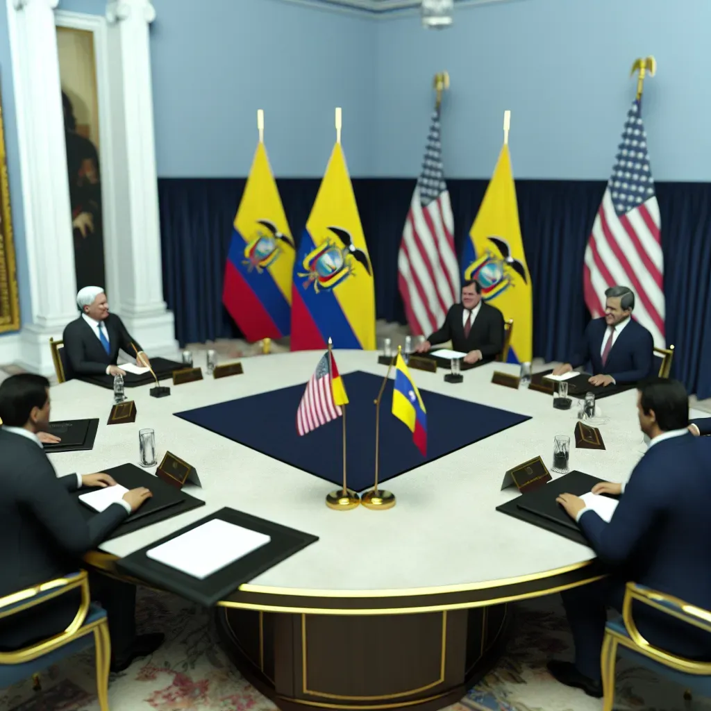 Trump se encontrará en Florida con Ecuador.