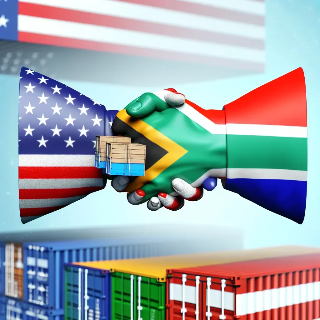 Trump y presidente sudafricano fortalecen comercio.