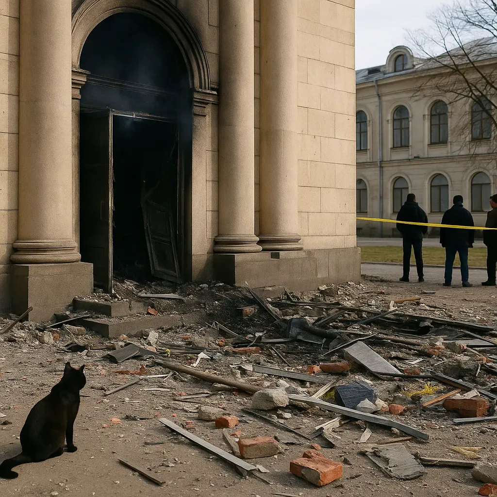 Ucrania muestra imágenes del ataque en San Petersburgo