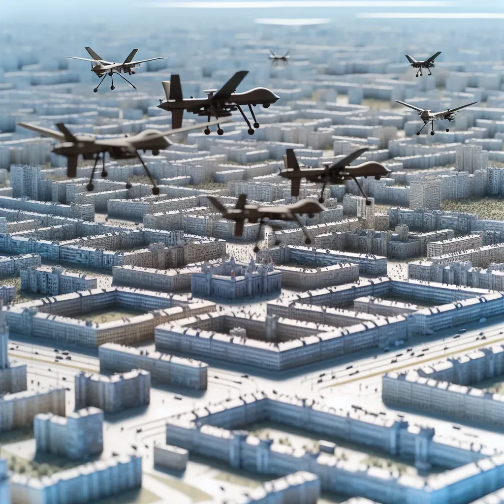 Ucrania realiza gran ofensiva con drones en Moscú.