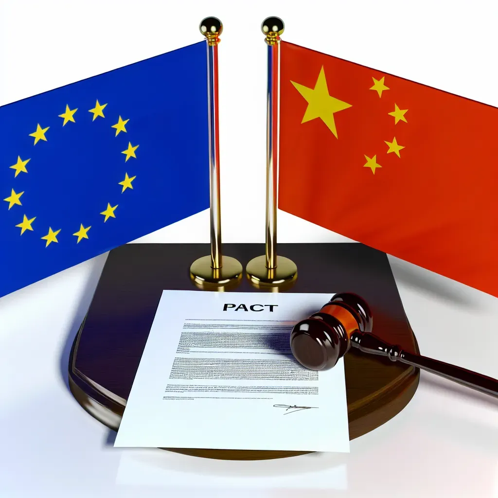 UE y China logran pacto para resolver aranceles.