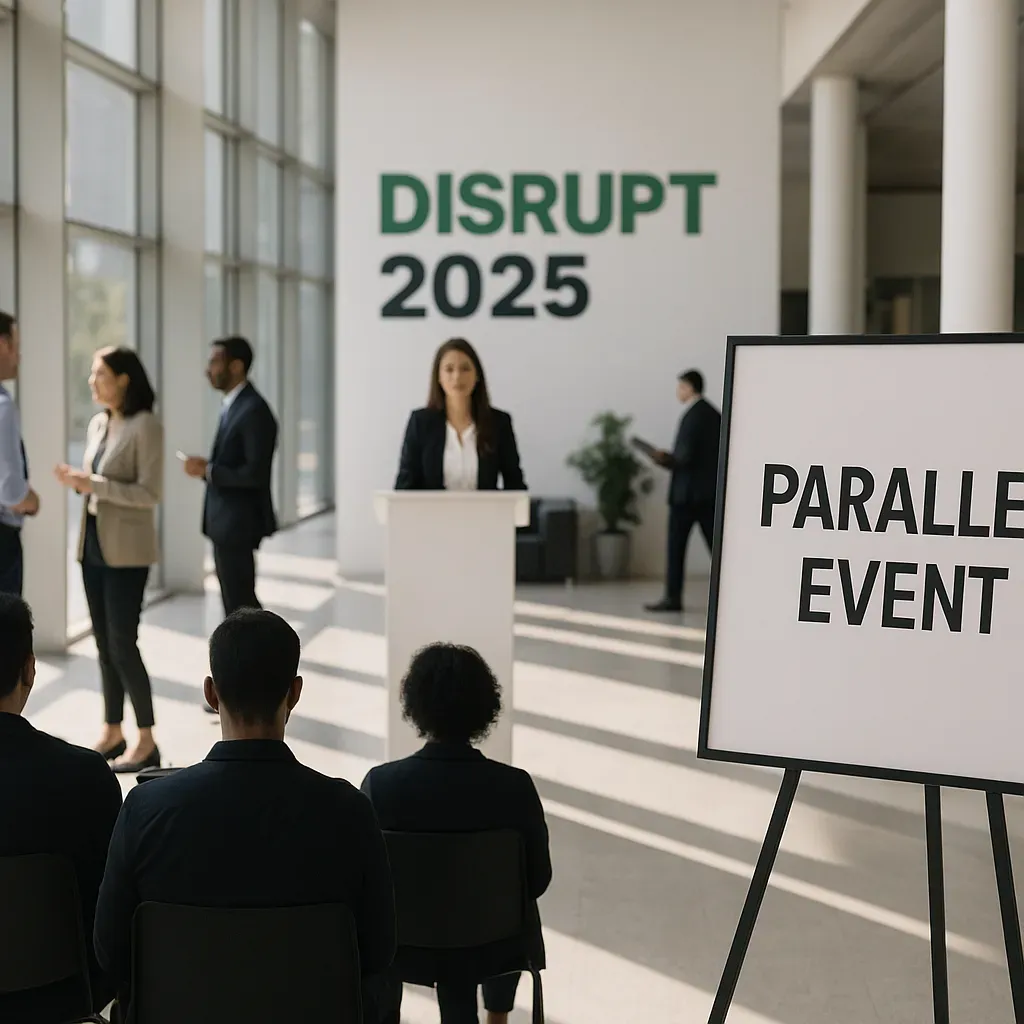 Última oportunidad para potenciar tu marca: Organiza tu evento paralelo en Disrupt 2025.