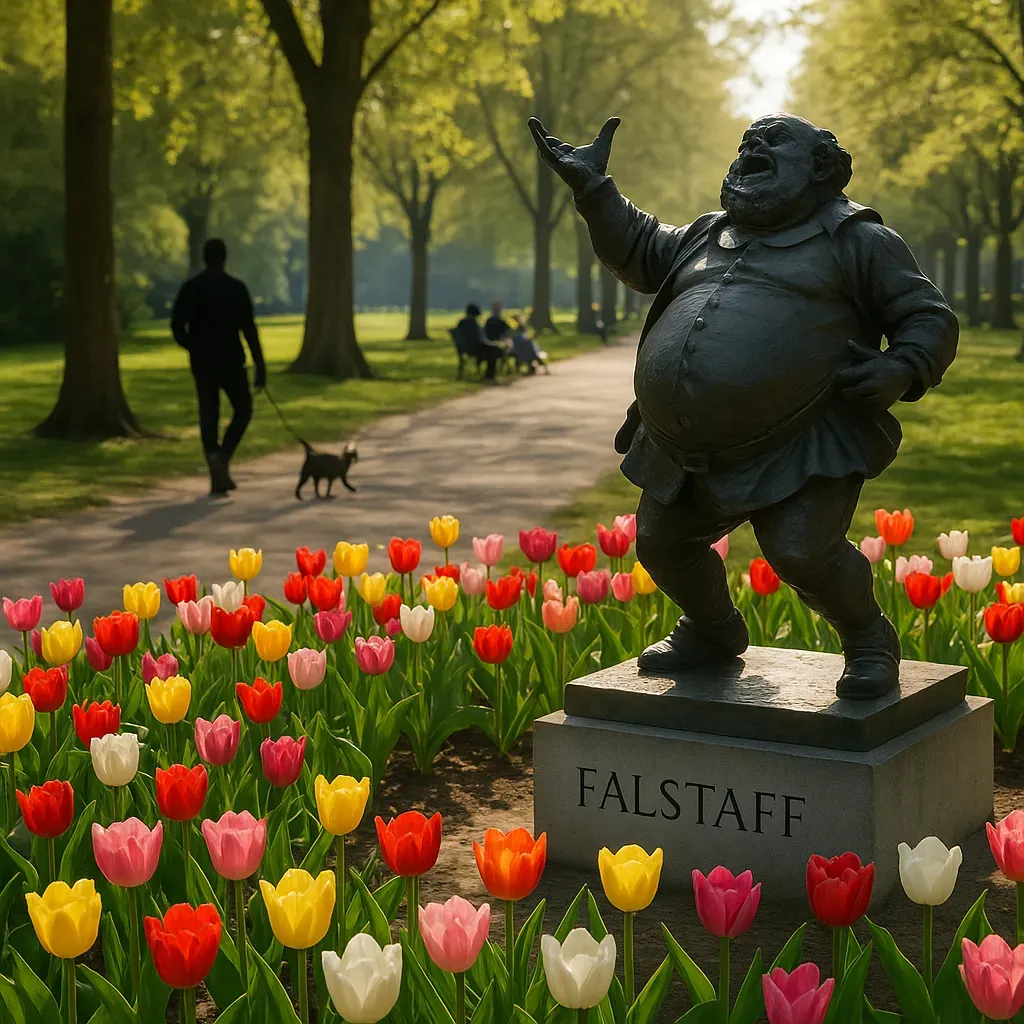 Un Falstaff que floreció en la noche.