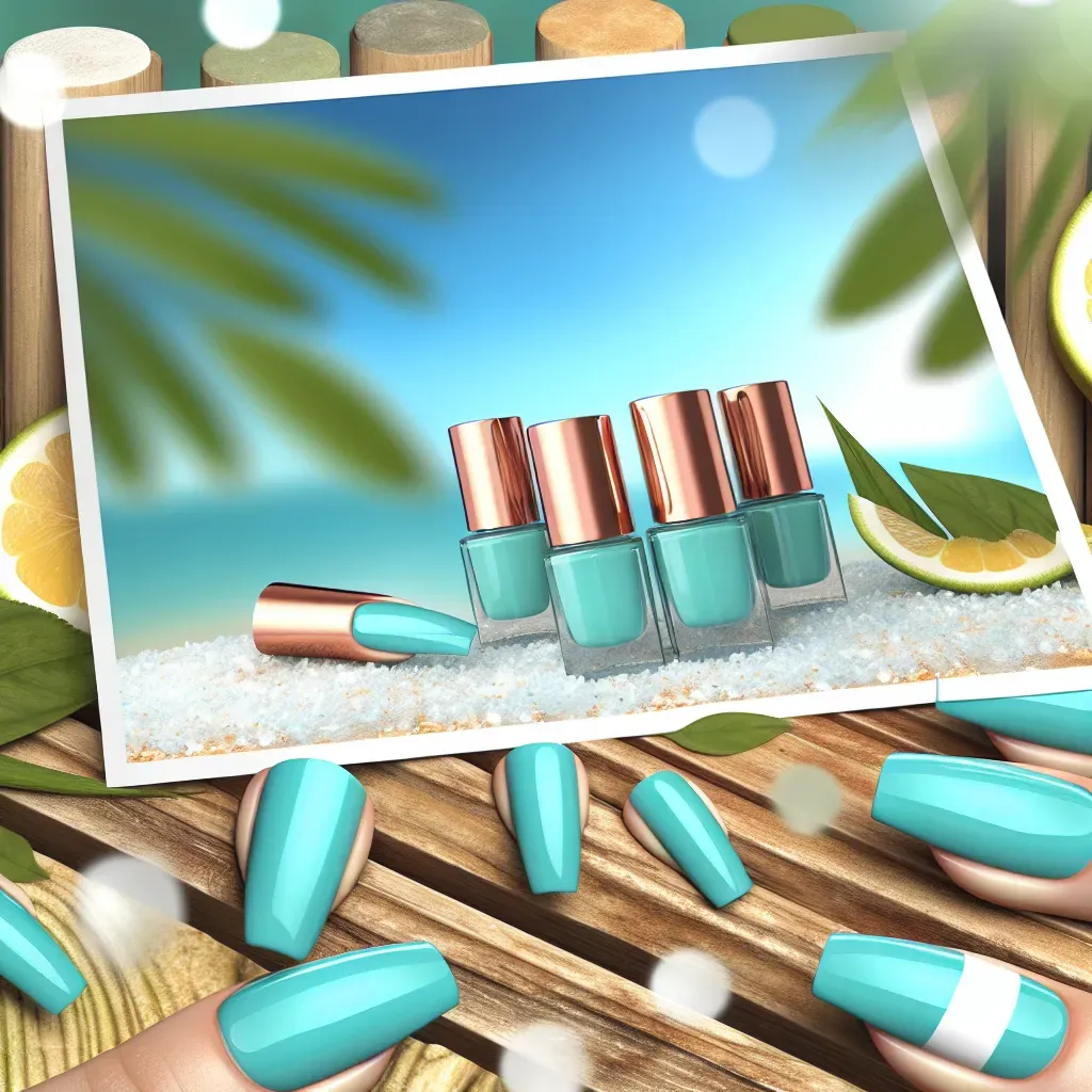 Uñas turquesa: la moda fresca para Primavera-Verano 2025