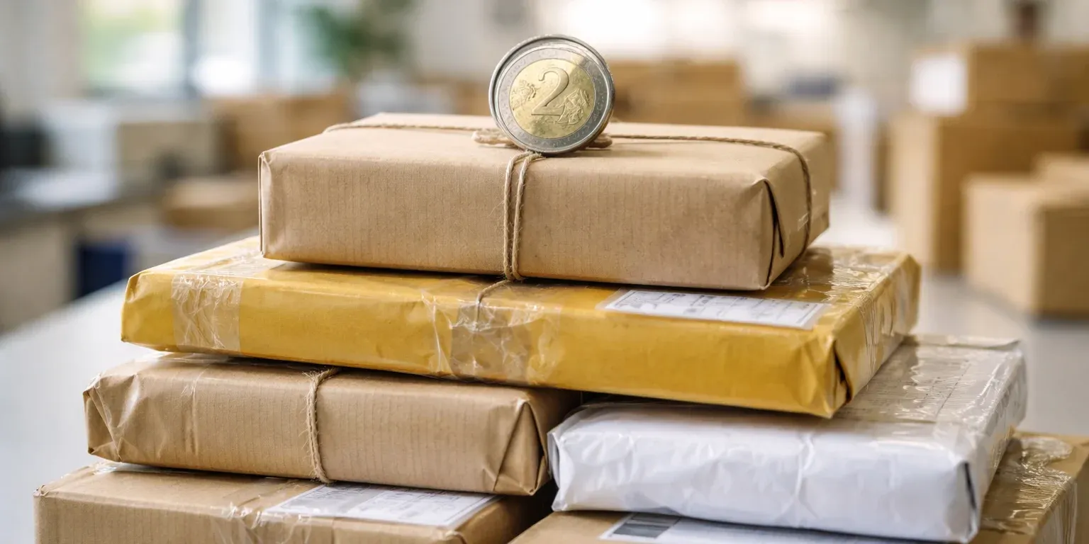 La Unión Europea aplica una tasa de dos euros a paquetes importados