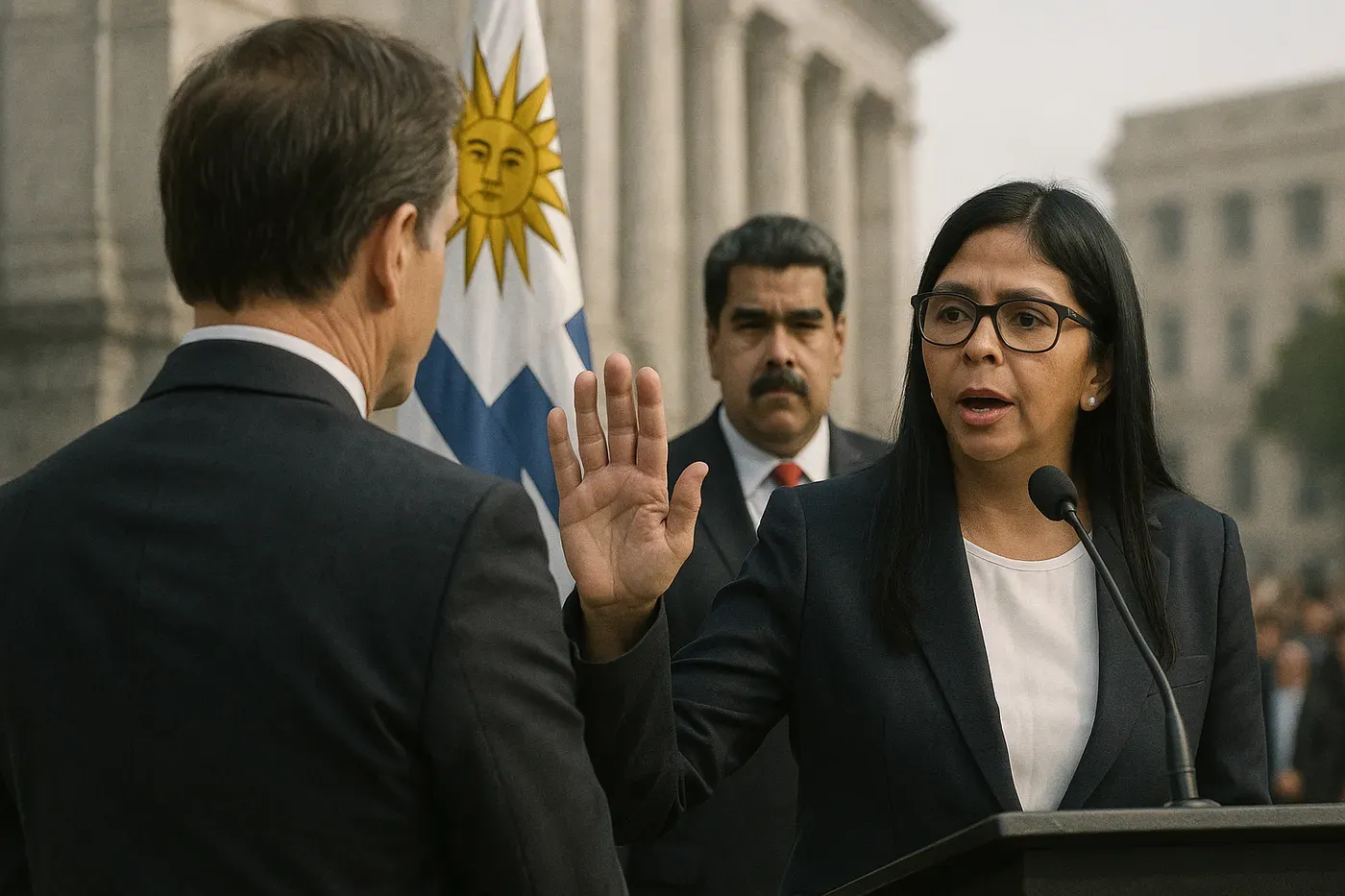 Uruguay rechaza legitimidad de Delcy Rodríguez y Maduro en Venezuela