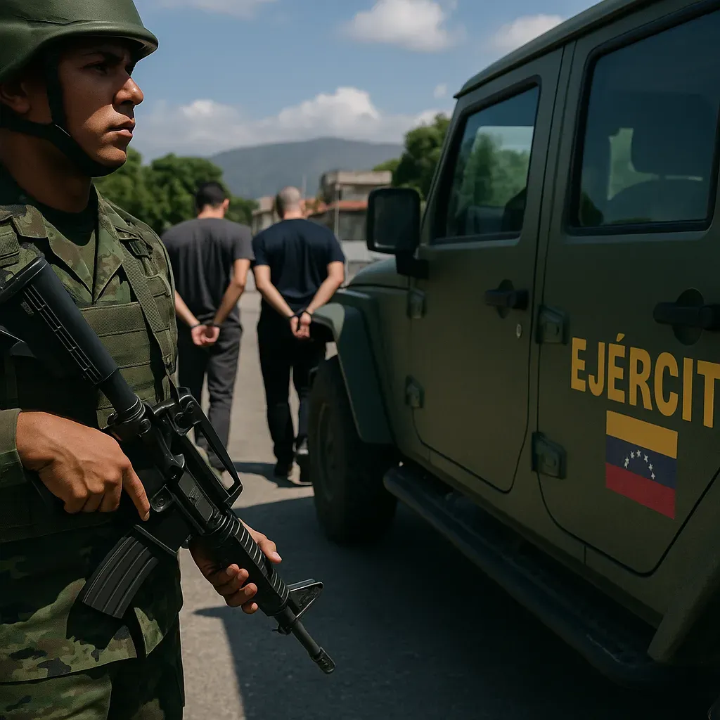 Venezuela informa sobre la detención de mercenarios.