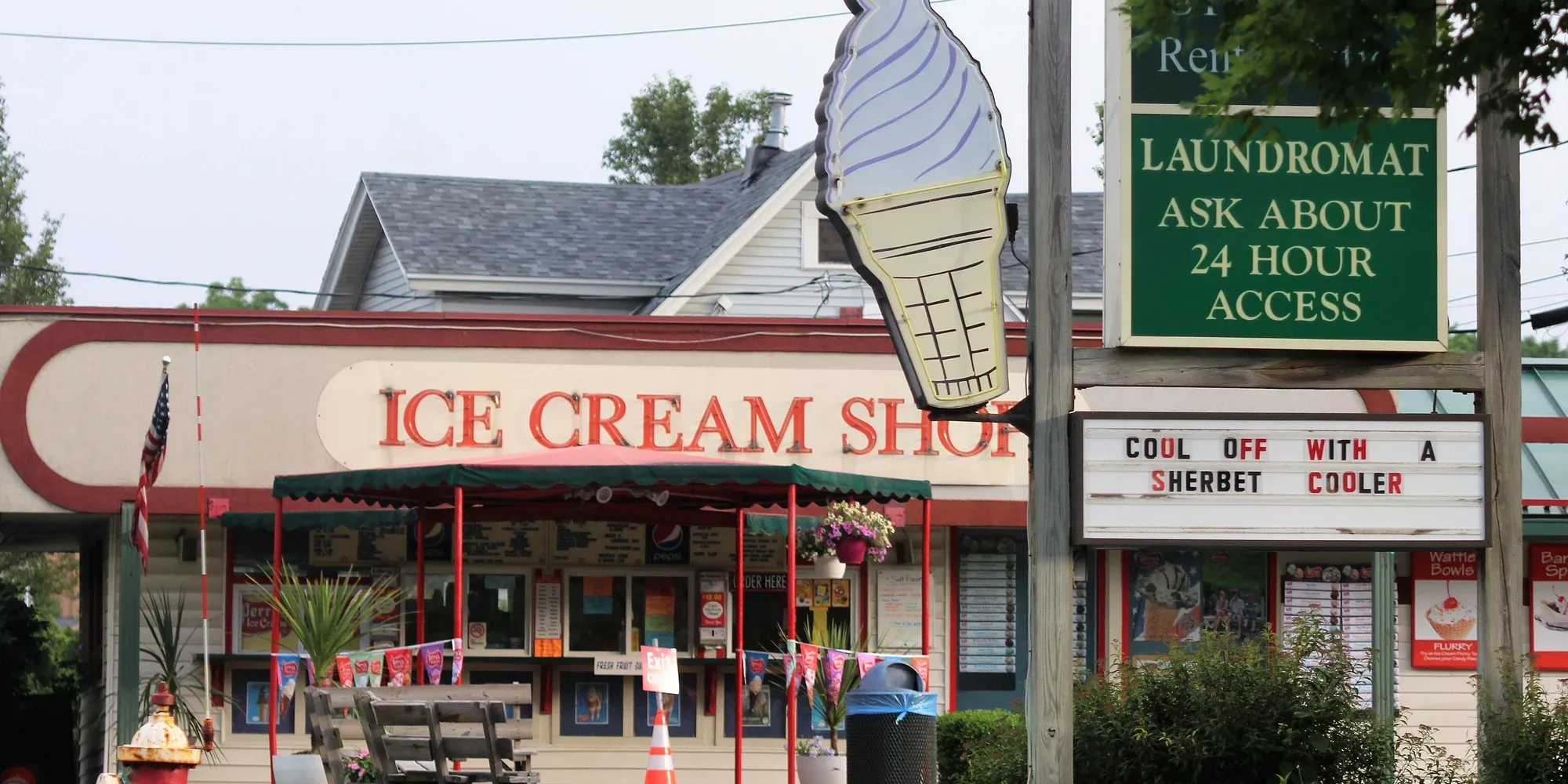New York ice cream shop