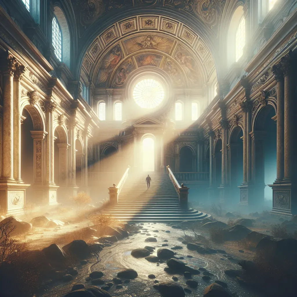 Viaje de descubrimiento y transformación espiritual.