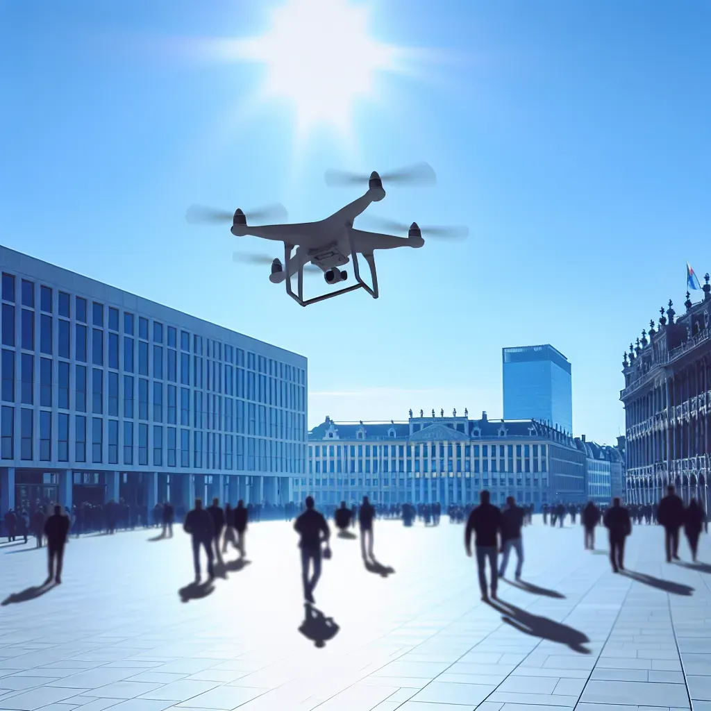 Vuelos alterados en Bruselas por drones.