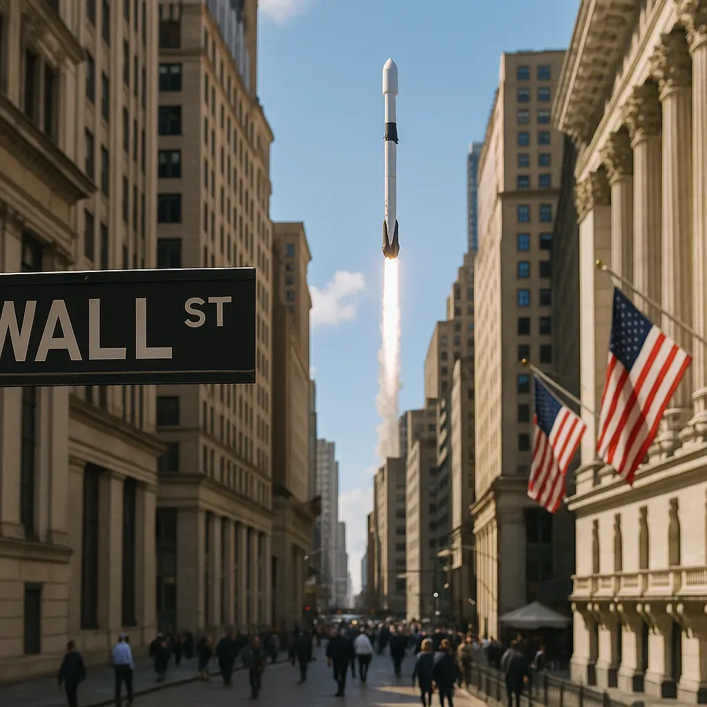 Wall Street sube por acuerdo y SpaceX
