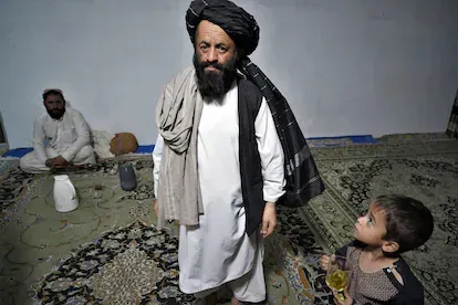 Qari Gul Mohammed, empresario de Kandahar que medió entre las autoridades depuestas y los talibanes.