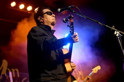 AGOURA HILLS, CALIFORNIA - DECEMBER 27: Singer Cesar Rosas of the band Los Lobos performs onstage at The Canyon Club on December 27, 2019 in Agoura Hills, California. (Photo by Scott Dudelson/Getty Im