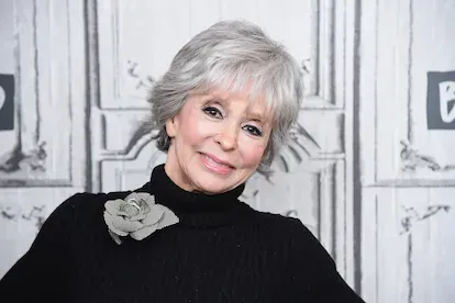 NEW YORK, NEW YORK - FEBRUARY 06: Singer/dancer/actress Rita Moreno visits the Build Series to discuss the Netflix re-boot of the classic show 'One Day at a Time' and the new production of the film 'W