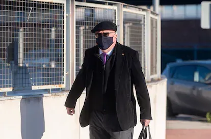 El comisario jubilado José Manuel Villarejo, llega a la Audiencia Nacional, este 2021.