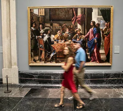 'La vocación de San Mateo' (1661), óleo de Juan de Pareja expuesto en el Museo del Prado.
