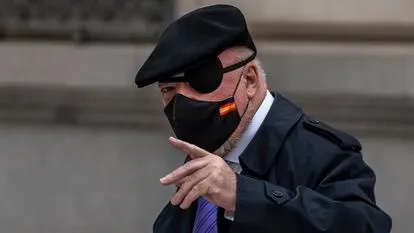Jose Manuel Villarejo, excomisario, entrando en la Audiencia Nacional el pasado marzo.