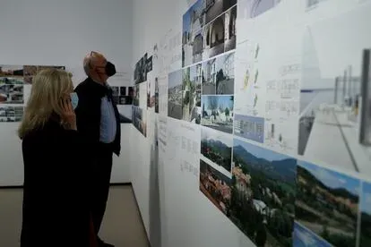 La exposición 'Lacaton & Vassal' que revisa la trayectoria de Anne Lacaton y Jean-Philippe Vassal, ganadores del Premio Pritzker 2021, en el Museo ICO de Madrid.