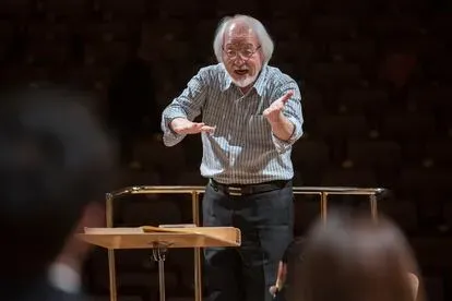 Masaaki Suzuki, durante el ensayo general en Madrid.
