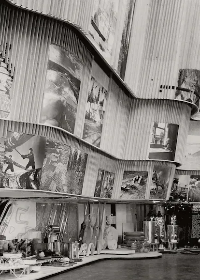 Pabellón finlandés de la Exposición Universal de Nueva York de 1939. Foto cortesía de la familia Aalto.