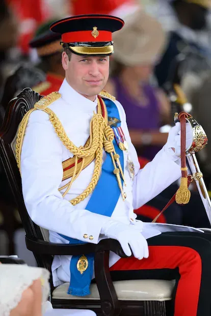 March 25, 2022, Jamaica: Image Licensed to i-Images Picture Agency. 24/03/2022. Kingston, Jamaica. Prince William and Kate Middleton, the Duke & Duchess of Cambridge , at a Jamaica Defence Force Commi