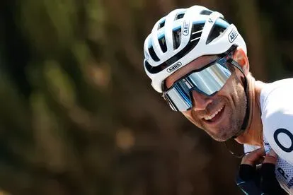 Alejandro Valverde, durante la etapa 16 de esta Vuelta.