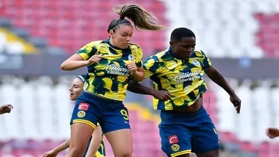 Priscila Flor Da Silva y Chidinma Okeke son parte del América Femenil. (Luis Fernando Toris/Mexsport / Luis Fernando Toris)