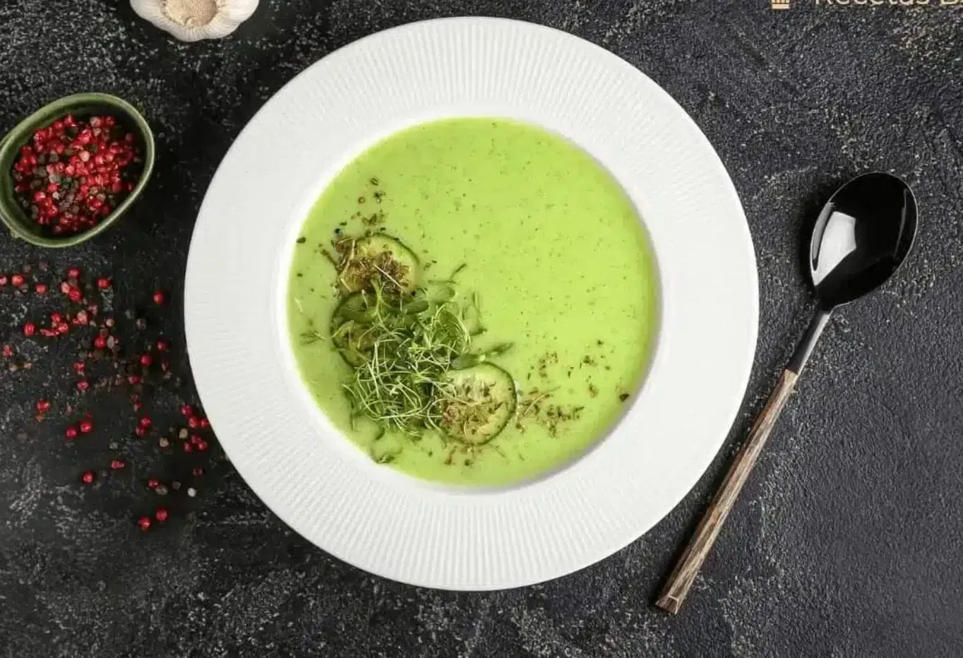 Gazpacho de calabacín