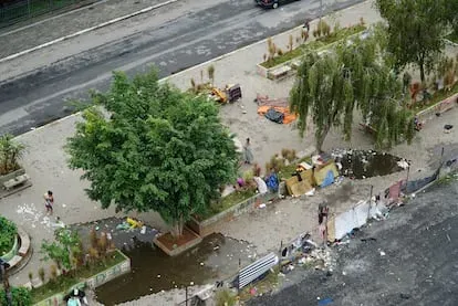 El “fluxo” es la aglomeración de consumidores en la calle.