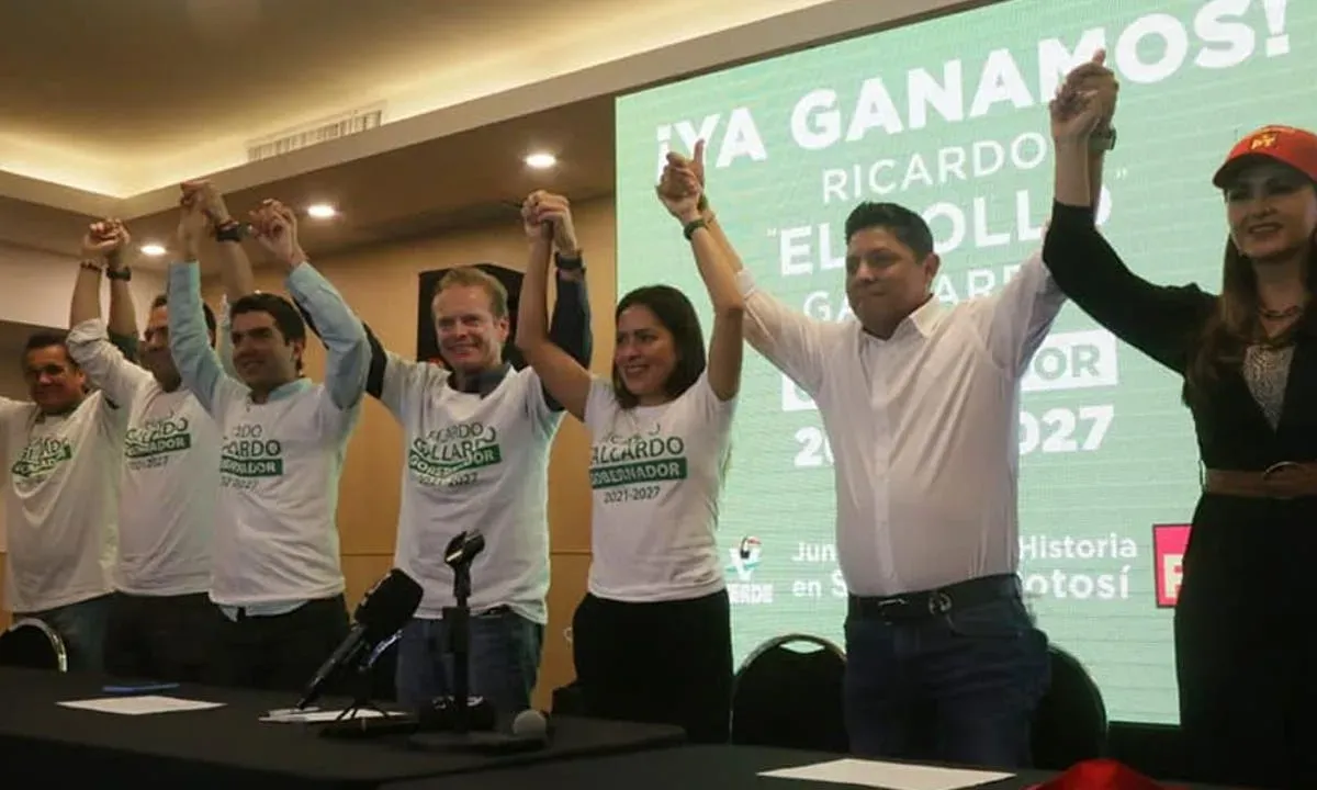 Ricardo Gallardo de PT-PVEM tiene la ventaja para ser el próximo gobernador de SLP