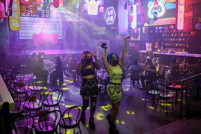 Interior de una discoteca de Madrid el 25 de junio.