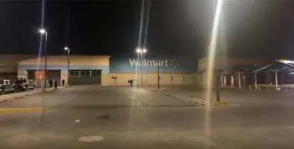 Estacionamiento donde fue secuestrado el personal de la Marina.