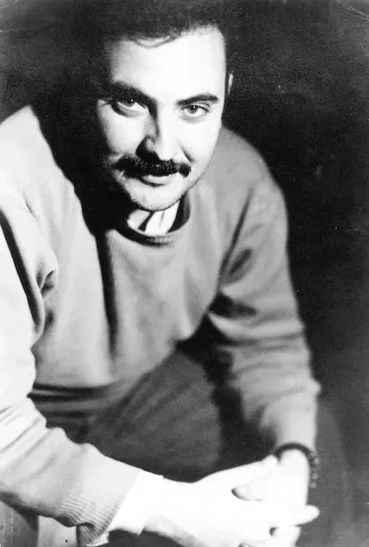 Retrato de Manolo Gil en 1956, en la época en que ya había conocido a Oteiza y dado un giro hacia la abstracción.