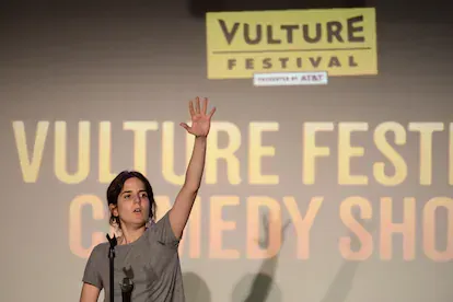 BROOKLYN, NY - MAY 20: Ana Fabrega performs onstage during the Vulture Festival presented by AT&T - Comedy Show at The Bell House on May 20, 2018 in Brooklyn, New York. (Photo by Andrew Toth/Getty Ima