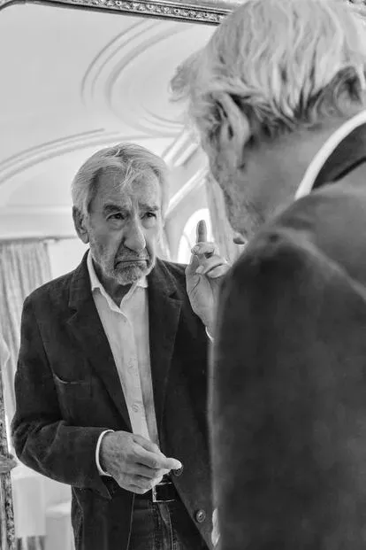 El actor José Sacristán, fotografiado hace unos días en El Escorial (Madrid).