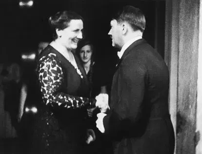 Hitler, fotografiado en Bayreuth.