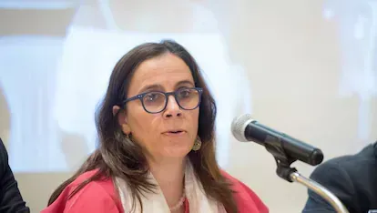 Antonia Urrejola, durante el primer informe de la CIDH en Managua.