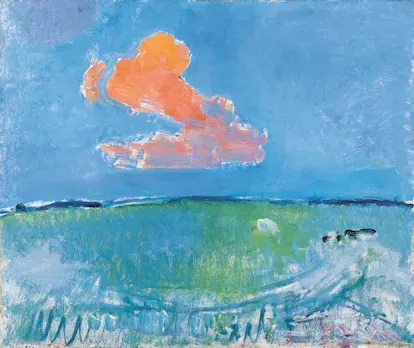 'La nube roja', de Piet Mondrian.