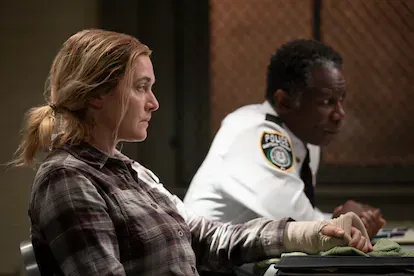 Kate Winslet, en una imagen del último capítulo de 'Mare of Easttown'.