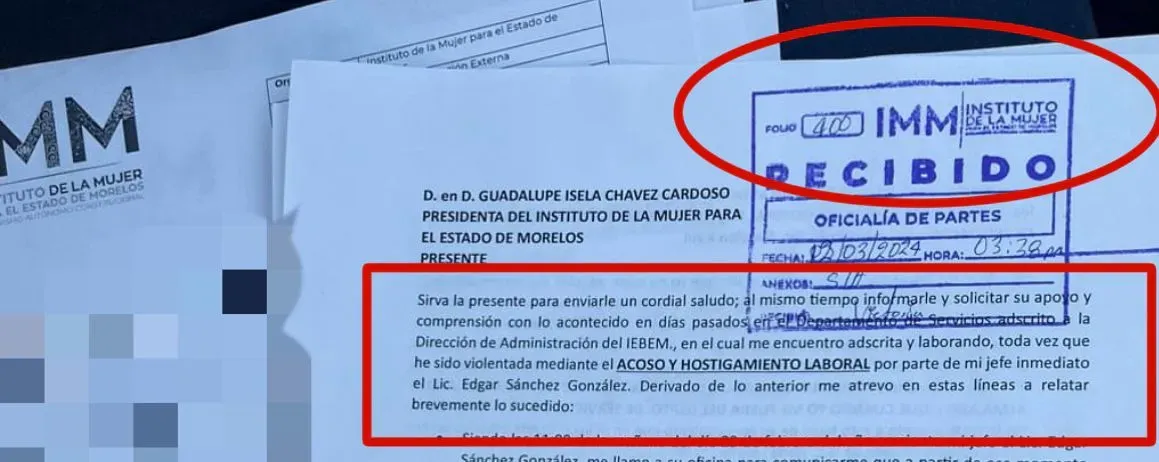 Protege Eliacín Salgado, director del IEBEM a un acosador sexual y laboral