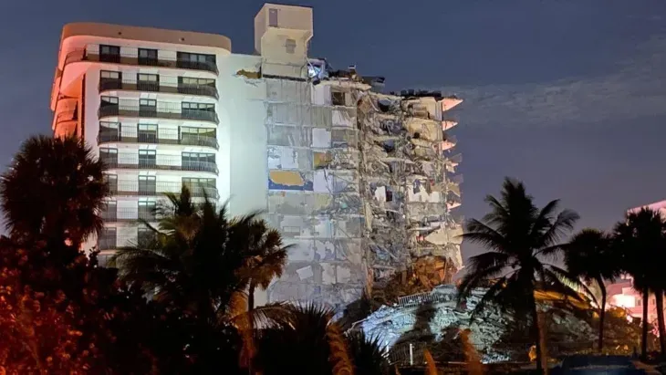 Edificio se derrumba en Miami
