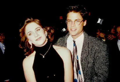 Rob Lowe con su pareja Melissa Gilbert, la que fue Laura Ingalls en 'La casa de la pradera', en octubre de 1987 en Los Ángeles.
