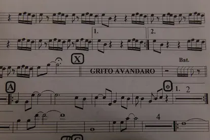 La partitura del Grito Avándaro.