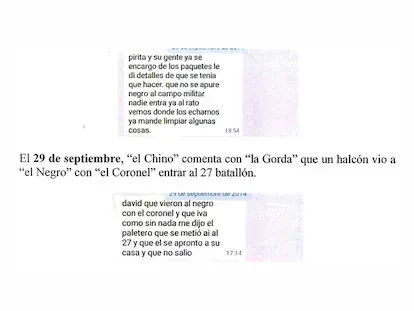 Mensajes correspondientes a la página 69 del informe.