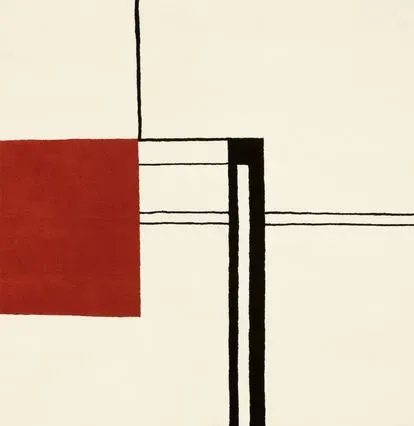 Alfombra Wendingen, 1926-1935 - Eileen Gray no solo creó algunos de los muebles clásicos más importantes del siglo XX, sino que también tenía su propio estudio en el que se producían alfombras según s